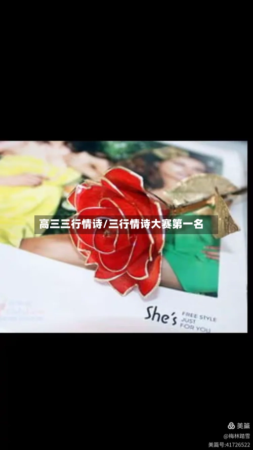 高三三行情诗/三行情诗大赛第一名-第2张图片
