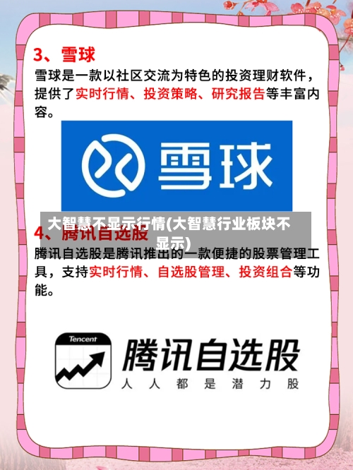 大智慧不显示行情(大智慧行业板块不显示)-第2张图片